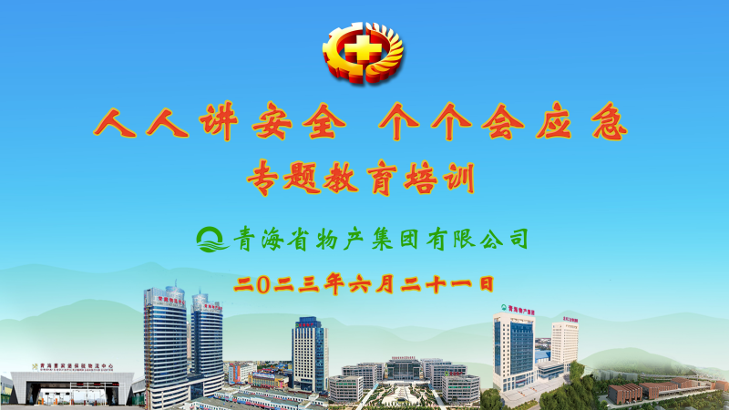 提高安全管理水平 落實(shí)全員安全責(zé)任——集團(tuán)安委會舉辦2023年“人人講安全，個(gè)個(gè)會應(yīng)急”專題教育培訓(xùn)