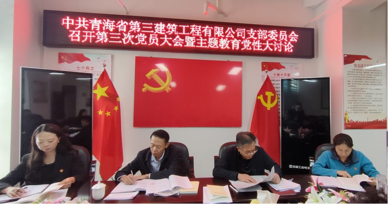 錘煉堅強(qiáng)黨性 強(qiáng)化實(shí)干擔(dān)當(dāng)——三建公司黨支部召開第三次黨員大會暨主題教育黨性大討論